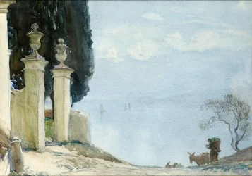 Um dia azul em Como, c.1900